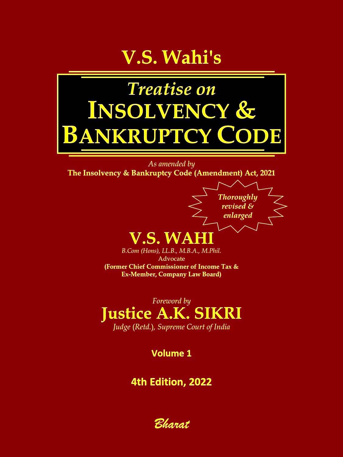 Treatise on INSOLVENCY & BANKRUPTCY CODE